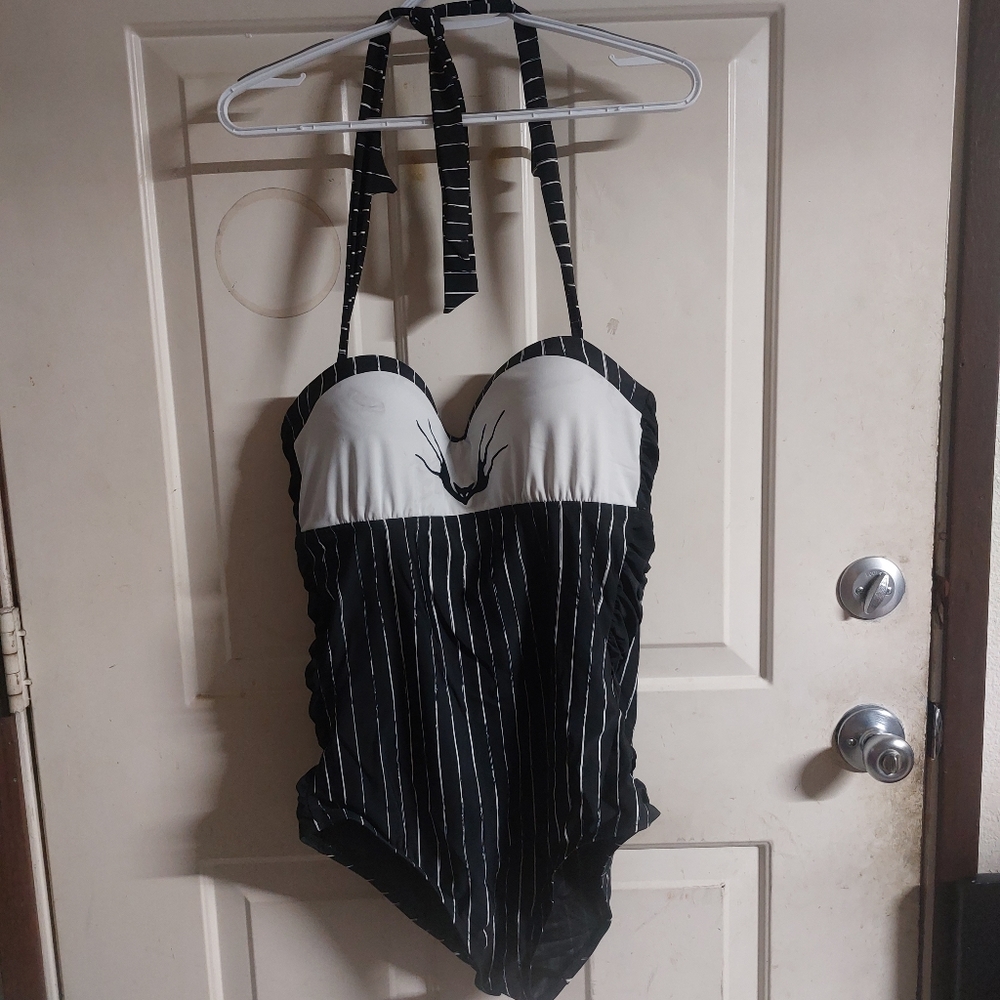 Jack Skellington The Nightmare Before Christmas Swimsuit Size XXL